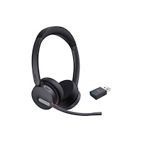YEALINK Yealink WH64 Hybrid Dual - headset - USB-A via DECT-adapter, USB-C