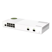QNAP Systems, Inc QNAP QSW-M2108-2S - switch - 10 portar - Administrerad
