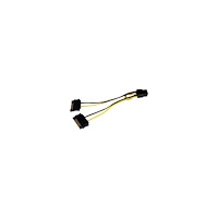 StarTech.com StarTech.com 6in SATA Power to 6 Pin PCI Express Video Card Power Cable Adapter - SATA to 6 pin PCIe power - strömkabel...