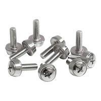 StarTech.com Startech M5 x 12mm - Screws - 100 Pack - M5 Mounting Screws for Server Rack & Cabinet (CABSCREWSM5) - skruvsats