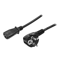 StarTech.com StarTech.com 2m (6ft) Computer Power Cord, 18AWG, EU Schuko to C13 Power Cord, 10A 250V, Black Replacement AC Cord, TV/M...