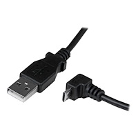 StarTech.com StarTech.com 2m Micro USB Cable Cord - A to Down Angle Micro B - Down Angled Micro USB Cable - 1x USB A (M), 1x USB Micr...