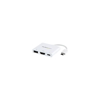 StarTech.com Startech USB-C multiportadapter med HDMI - USB 3.0-port - 60 W PD - Vit - videokort - HDMI / USB - 60 mm
