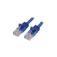 StarTech.com StarTech.com Cat5e patchkabel med hakfria RJ45-kontakter – 2 m, blå - patch-kabel - 2 m - blå