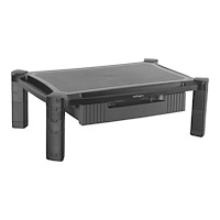 StarTech.com Startech Adjustable Monitor Riser - Large - Drawer - Monitors up to 32"- Adjustable Height - Desk Monitor Stand (MONSTAD...