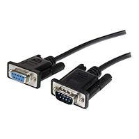 StarTech.com StarTech.com 1m Black Straight Through DB9 RS232 Serial Cable - M/F (MXT1001MBK) - seriell förlängningskabel - DB-9 till...