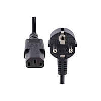 StarTech.com StarTech 1m (3ft) Computer Power Cord, 18AWG, EU Schuko to C13 Power Cord, 10A 250V, Black Replacement AC Cord, TV/Monit...