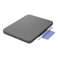 Logitech Logitech Rugged Folio - tangentbord och foliefodral - QWERTZ - schweizisk - grafit Inmatningsenhet