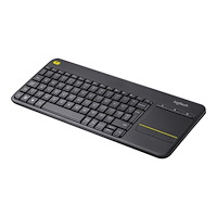 Logitech Logitech Wireless Touch Keyboard K400 Plus - tangentbord - med pekplatta - QWERTZ - ungerska - svart Inmatningsenhet