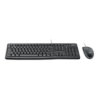 Logitech Logitech Desktop MK120 - sats med tangentbord och mus - spansk Inmatningsenhet