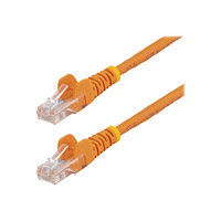 StarTech.com Startech 0.5m Orange Cat5e / Cat 5 Snagless Ethernet Patch Cable 0.5 m - patch-kabel - 50 cm - orange