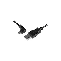 StarTech.com StarTech Micro USB-kabel för laddning och synkning M/M - Vänstervinklad Micro USB - 0,05/0,25 mm² - 1 m - USB-kabel - mi...