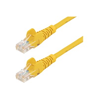StarTech.com Startech 0.5m Yellow Cat5e / Cat 5 Snagless Ethernet Patch Cable 0.5 m - patch-kabel - 50 cm - gul