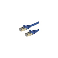 StarTech.com Startech 50cm CAT6A Ethernet Cable, 10 Gigabit Shielded Snagless RJ45 100W PoE Patch Cord, CAT 6A 10GbE STP Network Cabl...