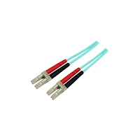 StarTech.com Startech Aqua OM4 Duplex fiberoptisk kabel i multiläge - 100 Gb - 50/125 - LSZH - LC/LC - 3 m - nätverkskabel - 3 m - ha...