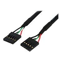 StarTech.com StarTech.com 24in Internal 5 pin USB IDC Motherboard Header Cable F/F - USB cable - 5 pin IDC (F) to 5 pin IDC (F) - USB...