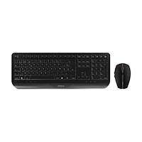 CHERRY CHERRY GENTIX DESKTOP - sats med tangentbord och mus - belgisk - svart Inmatningsenhet