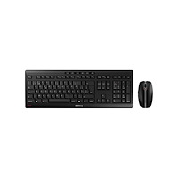 CHERRY CHERRY STREAM DESKTOP RECHARGE - sats med tangentbord och mus - belgisk - svart Inmatningsenhet