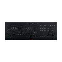 CHERRY CHERRY STREAM PROTECT - tangentbord - QWERTY - brittisk - svart Inmatningsenhet