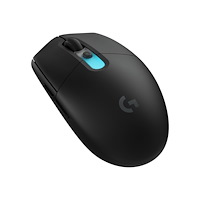 Logitech Logitech G G305 X SUPERLIGHT - mus - 2.4 GHz, Bluetooth, USB-C - svart