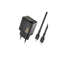 Dudao Dudao A26TCEU adapter 25 W 1xUSB-C 1xUSB-A (1 m USB-C till U...