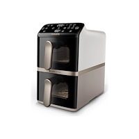 Philips Philips 4000 Series NA462 - dubbel luftfritös - silk beige/white