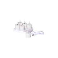 STAR TRADING Värmeljus STAR T LED laddstation 6 ljus