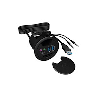 RaidSonic Technology ICY BOX IB-HUB1404A - hubb - 3 portar