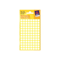 AVERY Avery Zweckform färgkodningspunkt - 0,8 cm diameter - vit (paket om 416)