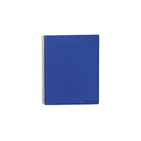 BANTEX Kollegieblok Bantex Strong-Line, A4+, linjeret, blå, 80 ark...