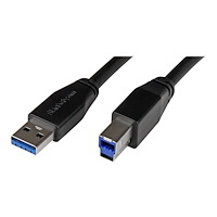 StarTech.com StarTech Aktiv USB 3.0 USB-A till USB-B-kabel - 10 m - USB-kabel - USB Type B till USB typ A - 10 m