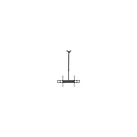 Manhattan Manhattan TV & Monitor Mount, Ceiling, 1 screen, Screen Sizes: 37-75", Height: 105-156 cm, Black, VESA 200x200 to 800x40...