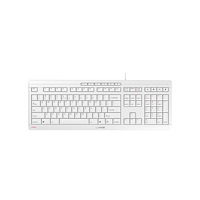 CHERRY CHERRY STREAM KEYBOARD - tangentbord - QWERTY - engelska - gråvit Inmatningsenhet