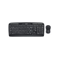 Logitech Logitech Wireless Combo MK330 - sats med tangentbord och mus - spansk - svart Inmatningsenhet