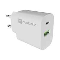 NATEC Natec Ribera strömadapter - USB-C, USB - 20 watt