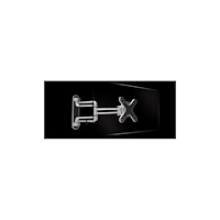 PureMounts PureMounts PM-Style-23c monteringssats - för LCD-display - svart, silver-metallic