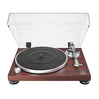 Audio-Technica Audio-Technica AT-LPW50BTRW grammofoner Remdriven skivtallrik Brun Manuell (Öppnad)