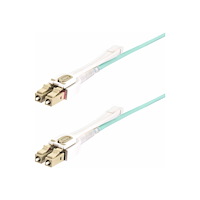 StarTech.com StarTech.com 5m (15ft) LC to LC (UPC) OM4 Multimode Fiber Optic Cable w/Push Pull Tabs, 50/125µm, 100G Networks, Bend In...