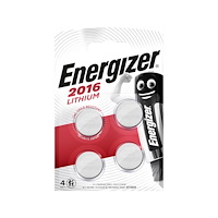 ENERGIZER Knappcellsbatterier, Energizer® CR2016, litium, 3 V, förpack...