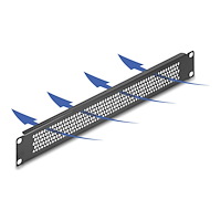 DeLOCK Delock fiberoptisk täckpanel - 1U - 19" - med runda hål