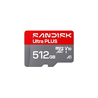 SANDISK SanDisk Ultra PLUS - flash-minneskort - 512 GB - mikroSDXC UHS-I