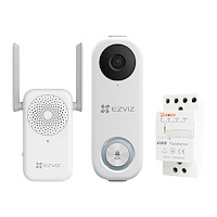 HIK VISION EZVIZ DB1C - IP-porttelefonstation - 802.11a/b/g/n - med klocktransformator