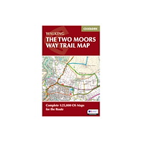 Cicerone Press The Two Moors Way Trail Map (häftad, eng)