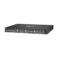 HP HPE Aruba Networking CX 6000 48p 10M/100M/1G Class4 PoE 4p SFP 1G 740W Switch - switch - 48 portar - Administrerad - rac...