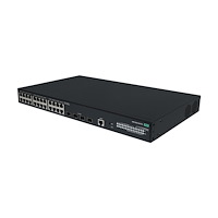 HP HPE Networking Comware 2050 24p 10/100/1000BT PoE+ 4p SFP 1G/2.5G 420W - switch - 24 portar - Administrerad - rackmonter...