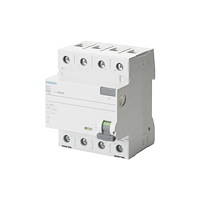 Siemens SIEMENS Felströmsbrytare typ A 63A 3-polig + noll 30mA utlös...