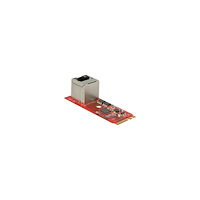 DeLOCK Delock Converter M.2 Key A+E male > 1 x Gigabit LAN vertical - nätverksadapter - M.2 Card - Gigabit Ethernet x 1