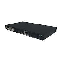 HP HPE Networking Comware 2150 16p 10M/100M/1G PoE+ 4p SFP+ 1G/10G 248W - switch - 16 portar - Administrerad - rackmonterba...