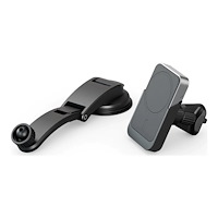 Alogic ALOGIC Matrix trådlös laddningshållare för bil - universal, magnetic, with air vent & dash mount + bilströmsadapter - 15...
