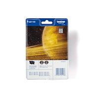 Brother Brother LC1100BKBP2 - 2-pack - svart - original - bläckpatron